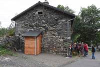 Des toilettes sèches ont été fabriquées.