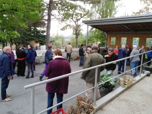 Retournac : la pluie n&#039;arrête pas le jardinier