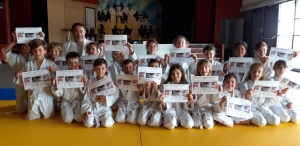 Des judokas en herbe à l&#039;école Saint-Louis des Villettes