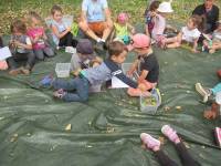 Saint-Maurice-de-Lignon : les maternelles aux étangs de Bas pour une sortie nature