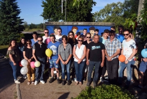 Bas-en-Basset : 400 personnes rassemblées devant le Square des anges