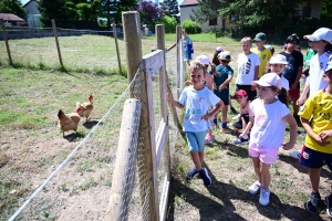 La Chapelle-d&#039;Aurec : un jardin et un poulailler tenus par les enfants