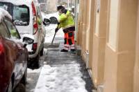 Monistrol-sur-Loire : chacun déneige devant sa porte