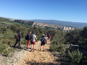 Le club randonnée monistrolien dans le Luberon