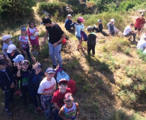 Monistrol-sur-Loire : les enfants du Beauvoir sur les traces du château vieux