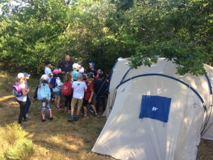 Monistrol-sur-Loire : les enfants du Beauvoir sur les traces du château vieux