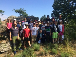 Monistrol-sur-Loire : les enfants du Beauvoir sur les traces du château vieux