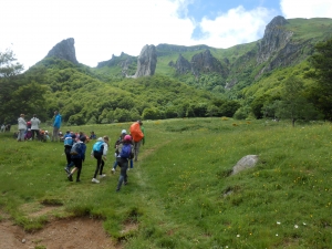 Beauzac : des enfants de l&#039;école publique au coeur des volcans d&#039;Auvergne