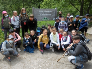 Beauzac : des enfants de l&#039;école publique au coeur des volcans d&#039;Auvergne