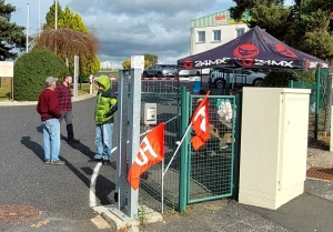 Des ouvriers en grève depuis lundi à l&#039;entreprise Sevarome à Yssingeaux