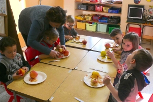 Grazac : une compote de pommes fait maison pour les écoliers