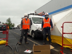 Yssingeaux : des travaux de raccordement électrique pour le futur entrepôt Gérentes