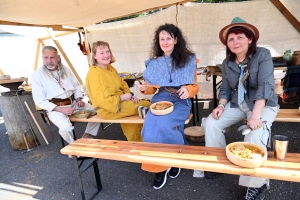 Lapte : un village gaulois installé sur la place de la mairie