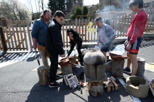 Lapte : un village gaulois installé sur la place de la mairie