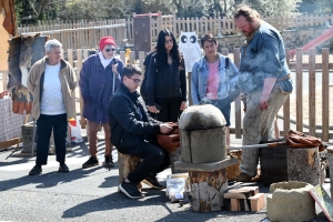 Lapte : un village gaulois installé sur la place de la mairie