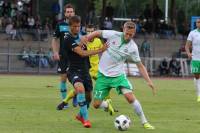 Robert Beric a inscrit l&#039;unique but du match. Photo ASSE