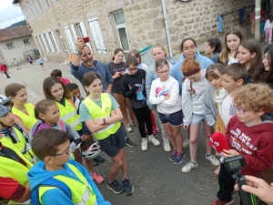 Monistrol-sur-Loire : les CM2 de l&#039;école Albert-Jacquard finissent le petit tour à vélo