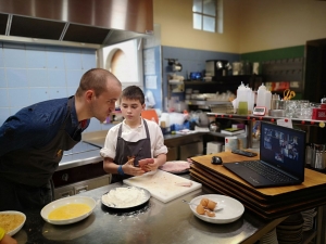 Yssingeaux : un cours de cuisine pour les CM2 de l&#039;école Saint-Gabriel