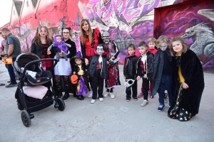 Retournac : 200 enfants au défilé costumé pour Halloween