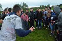 La communion des joueurs et des supporters.