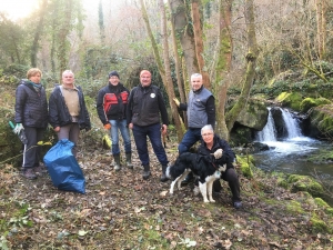 L&#039;heure est au nettoyage pour les pêcheurs de Monistrol-Gournier