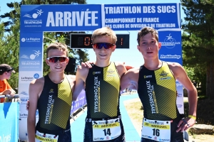 Jules Chabanel, Gaspard Chabanel et Titouan Tardy