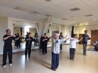 Yssingeaux : une dizaine de stagiaires pour une séance spéciale de tai chi chuan