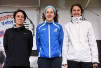 Le podium femmes sur 14 km