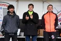 Le podium hommes sur 14 km