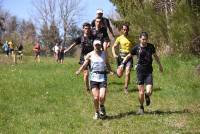 Céric Guyot (maillot blanc) s&#039;est imposé sur les 28 km.