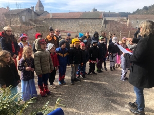 Riotord : les écoliers fêtent Mardi-Gras