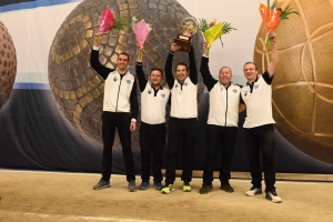 Boules lyonnaises : l&#039;équipe Chirat remporte l&#039;étape du Championnat de France M1 à Sainte-Sigolène