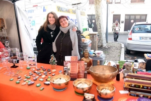 Retournac : le marché de Noël anime le bourg