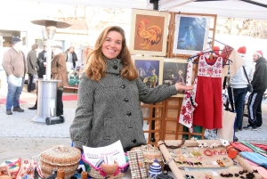 Retournac : le marché de Noël anime le bourg