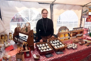 Retournac : le marché de Noël anime le bourg