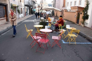 Retournac : le marché de Noël anime le bourg