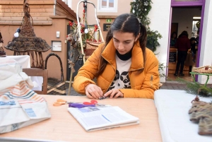 Retournac : le marché de Noël anime le bourg