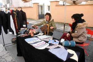 Retournac : le marché de Noël anime le bourg