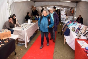 Retournac : le marché de Noël anime le bourg