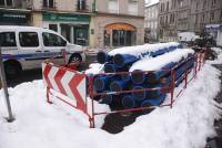 Yssingeaux : les travaux de la rue des Fossés plutôt en avance sur les prévisions