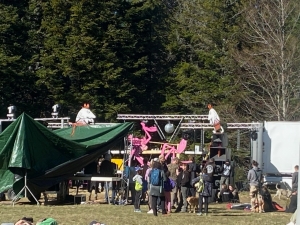 Une mini-rave party s&#039;est installée au pied d&#039;une éolienne sur le Mézenc