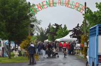 Le village de la Besse est décoré pour l&#039;occasion.