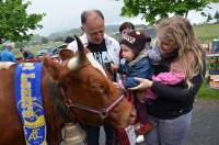 Colombe, qui a participé à cinq Tours de France, adore le public