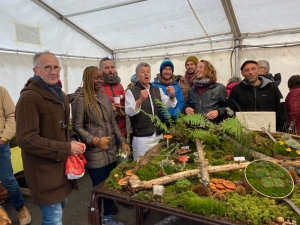 L&#039;équipe de l&#039;exposition mycologique