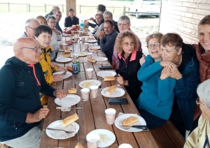 25 marcheurs avec les Barons de Roche-en-Régnier