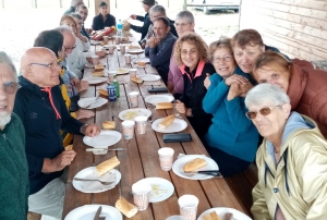 25 marcheurs avec les Barons de Roche-en-Régnier