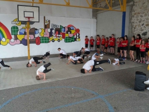 Sainte-Sigolène : une fresque inaugurée à l&#039;école Saint-Joseph