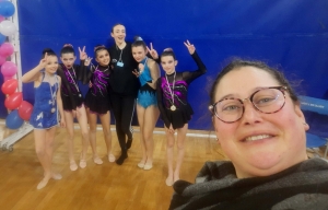 Gymnastique rythmique : 5 médailles d&#039;or pour Monistrol à Lyon