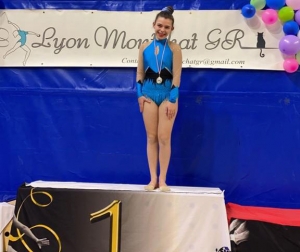 Gymnastique rythmique : 5 médailles d&#039;or pour Monistrol à Lyon