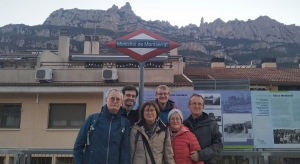 Deux familles se rendent à Monistrol... de Montserrat